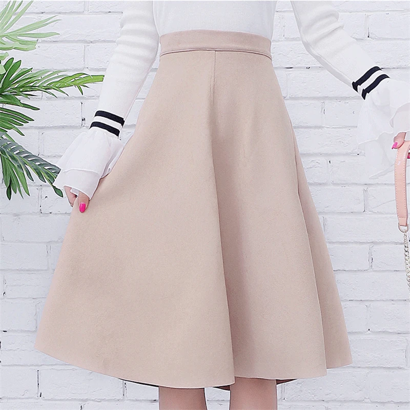 Neophil Women Suede High Waist Midi Skirt 2020 Winter Vintage Style Pleated Ladies A Line Black Flare Skirt Saia Femininas S1802
Neophil Women Suede High Waist Midi Skirt 2020 Winter Vintage Style Pleated Ladies A Line Black Flare Skirt Saia Femininas S1802