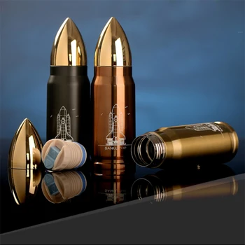 350ML Bullet Stainless Steel Men's Water pot , Sports Outdoor drinking pot,Vacuum insulation bullet teapot creative gift
350ML Bullet Stainless Steel Men's Water pot , Sports Outdoor drinking pot,Vacuum insulation bullet teapot creative gift