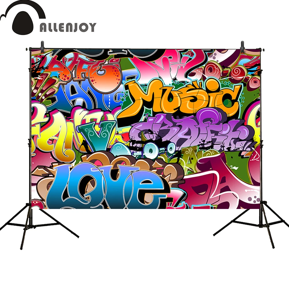 Allenjoy photography backdrops Graffiti Wall Birthday party banner photo studio booth background newborn baby shower photocall
Allenjoy photography backdrops Graffiti Wall Birthday party banner photo studio booth background newborn baby shower photocall