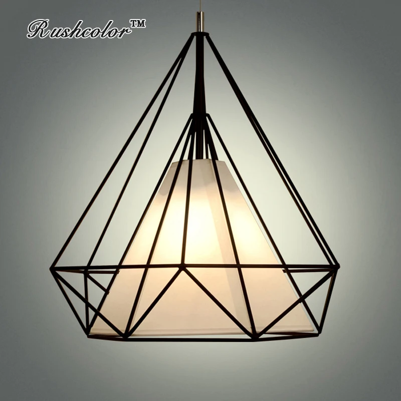 Iron art diamond modelling droplight for dining room coffeehouse Pendant lighting light fixtures free shipping
Iron art diamond modelling droplight for dining room coffeehouse Pendant lighting light fixtures free shipping