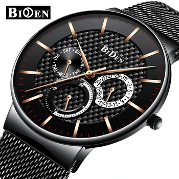 BIDEN Top Brand Men Analog Quartz Watch Mens Luxury Business Watches Fashion Casual Waterproof Wristwatch Stainless Steel Clock
BIDEN Top Brand Men Analog Quartz Watch Mens Luxury Business Watches Fashion Casual Waterproof Wristwatch Stainless Steel Clock