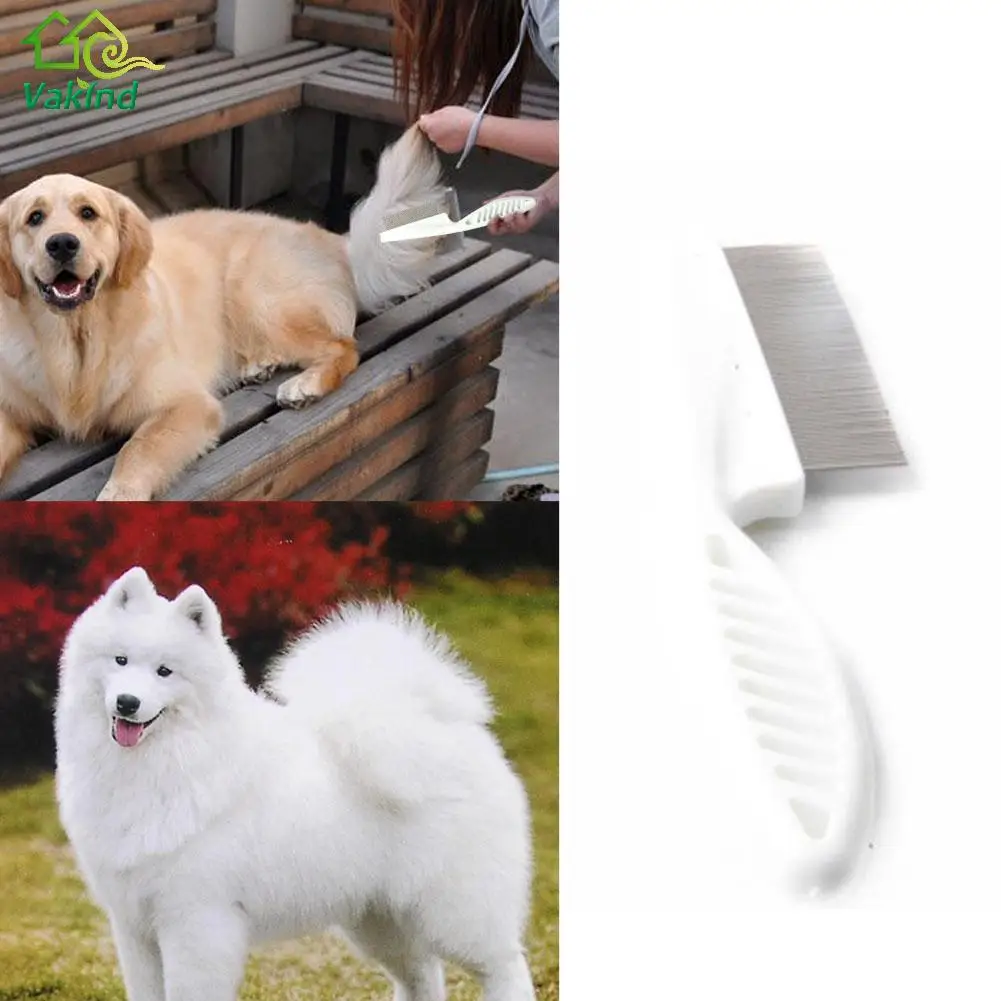 Pet Dog Comb Stainless Steel Needles Comb for Dog Cats Hair Shedding Grooming Trimmer Dog Brush Tool
Pet Dog Comb Stainless Steel Needles Comb for Dog Cats Hair Shedding Grooming Trimmer Dog Brush Tool