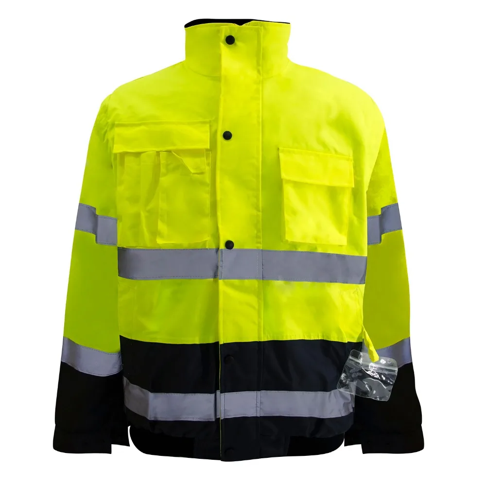 Safety jacket High Visibility Yellow Men Women Outdoor Multi-pockets Tops Workwear Safety Reflective Work Thermal Jacket
Safety jacket High Visibility Yellow Men Women Outdoor Multi-pockets Tops Workwear Safety Reflective Work Thermal Jacket