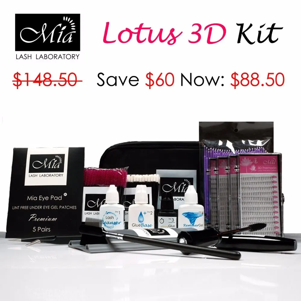Mia Lash Laboratory Kit Lotus 3D Premade Fan Cluster Eyelash Extension Semi Permanent
Mia Lash Laboratory Kit Lotus 3D Premade Fan Cluster Eyelash Extension Semi Permanent