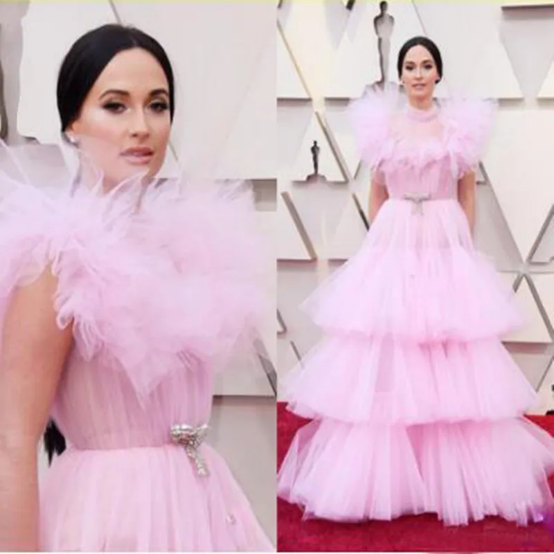 Pretty Pink Tiered A Line Evening Formal Dresses Elegant Turtleneck Neck Long Prom Gowns Chic Ruffle Tulle Vestido Formatura
Pretty Pink Tiered A Line Evening Formal Dresses Elegant Turtleneck Neck Long Prom Gowns Chic Ruffle Tulle Vestido Formatura