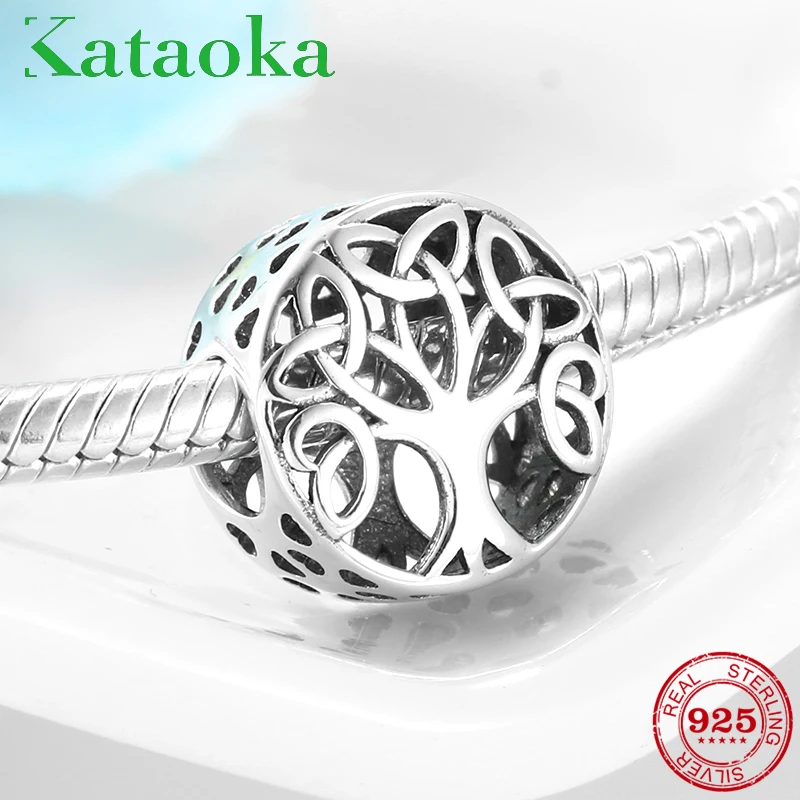 Hot sale 925 Sterling Silver Openwork Tree of life Charm Beads Fit Original Pandora Bracelet Necklace Jewelry Making
Hot sale 925 Sterling Silver Openwork Tree of life Charm Beads Fit Original Pandora Bracelet Necklace Jewelry Making