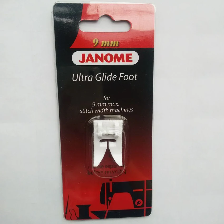 Ultra Glide Foot 202091000 For Janome 9mm Max. Stitch Width Machines 
Ultra Glide Foot 202091000 For Janome 9mm Max. Stitch Width Machines