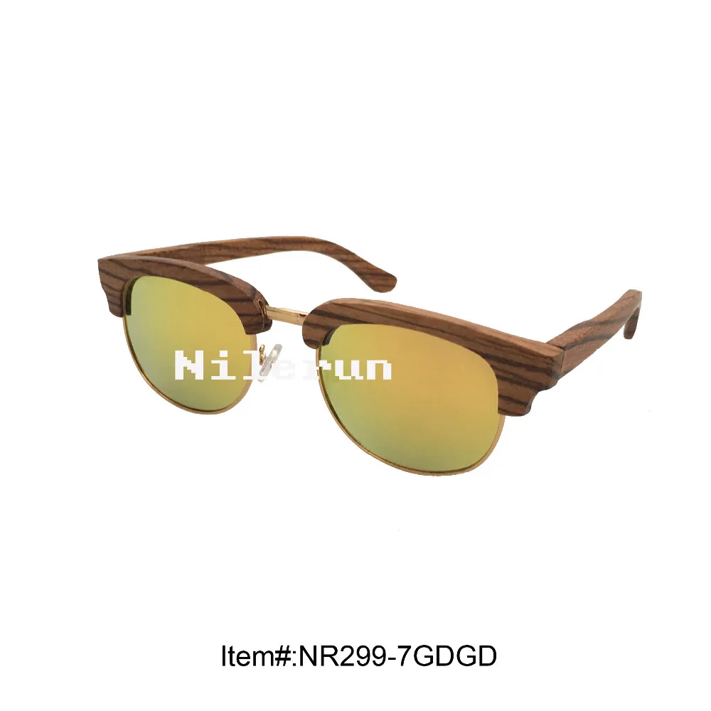 UV400 polarizing anti-reflective mirror gold lens gold metal rim zebra wood frame sunglasses
UV400 polarizing anti-reflective mirror gold lens gold metal rim zebra wood frame sunglasses
