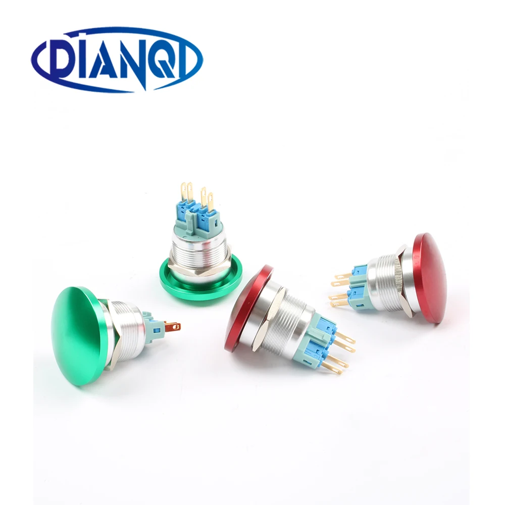 22mm Metal Aluminum Switch Push Button Mushroom Emergency Stop Push Button Waterproof Switch momentary/Latching 1NO 1NC
22mm Metal Aluminum Switch Push Button Mushroom Emergency Stop Push Button Waterproof Switch momentary/Latching 1NO 1NC