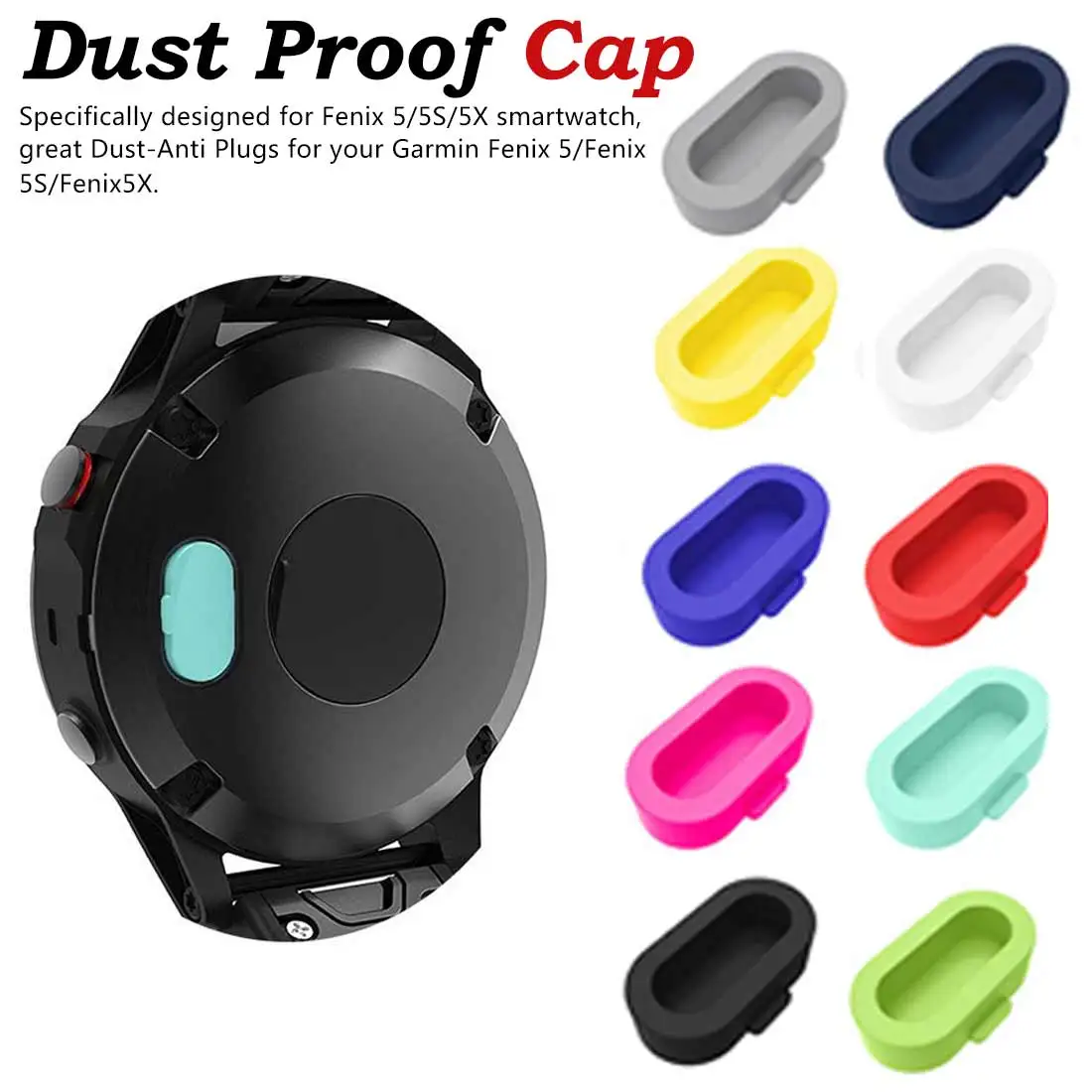 Dust Proof Cap For Garmin Fenix 5/5X/5S Plus Wristband Port Protector Resistant And Anti-dust Plugs New Fashion l1015#2
Dust Proof Cap For Garmin Fenix 5/5X/5S Plus Wristband Port Protector Resistant And Anti-dust Plugs New Fashion l1015#2