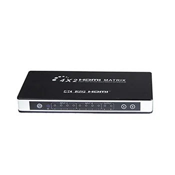 2019 New Full HD 4K 1080P HDMI Matrix 4x2 Switch Splitter HIFI Matrix with IR Remote Control Audio Supports HDMI V1.4/3D/4Kx2K
2019 New Full HD 4K 1080P HDMI Matrix 4x2 Switch Splitter HIFI Matrix with IR Remote Control Audio Supports HDMI V1.4/3D/4Kx2K