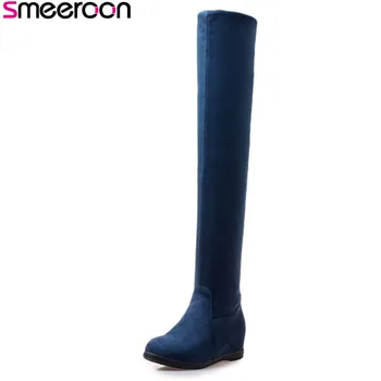 Smeeroon new fashion over the knee boots for women round toe slip on women boots flat bottom autumn winter boots prom shoes
Smeeroon new fashion over the knee boots for women round toe slip on women boots flat bottom autumn winter boots prom shoes