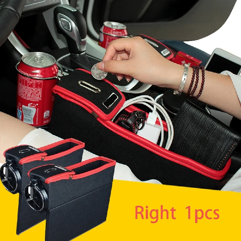 1pc Car Seat Catcher Organizer Box Storage Cup Holder PU Leather Multi-function Pocket Coin Storage Auto Accessories
1pc Car Seat Catcher Organizer Box Storage Cup Holder PU Leather Multi-function Pocket Coin Storage Auto Accessories