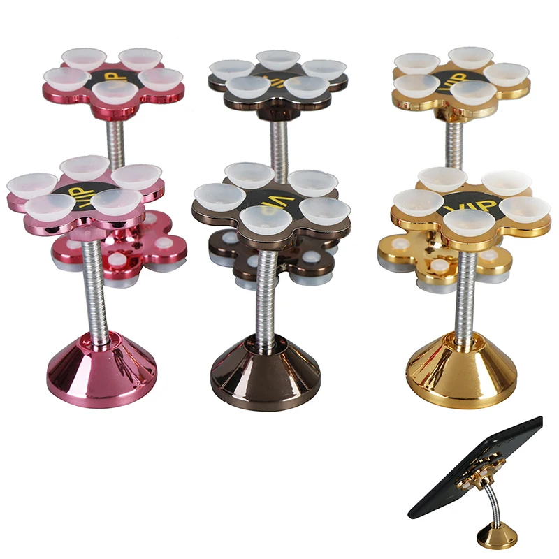 360 degree Rotatable Sucker Stand for Cell Phone Metal Flower Magic Suction Cup Mobile Phone Holder Car Bracket Mount Compatible
360 degree Rotatable Sucker Stand for Cell Phone Metal Flower Magic Suction Cup Mobile Phone Holder Car Bracket Mount Compatible
