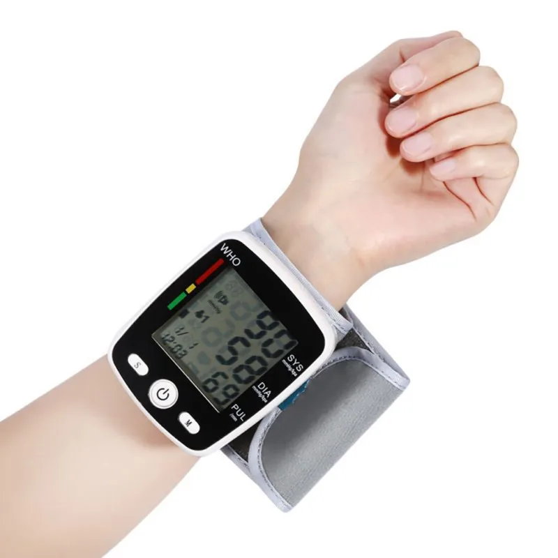 Automatic Wrist Digital Blood Pressure Monitor Tonometer Meter USB Charge Wrist LCD Display
Automatic Wrist Digital Blood Pressure Monitor Tonometer Meter USB Charge Wrist LCD Display