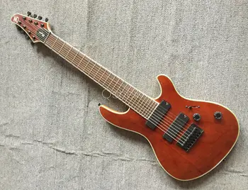 top quality QShelly custom 7pcs maple neck through white binding black locking tuners Mayones Regius 8 strings electric guitar
top quality QShelly custom 7pcs maple neck through white binding black locking tuners Mayones Regius 8 strings electric guitar