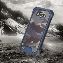 Navy Camouflage Design Hybrid Armor Shockproof Cover Case For Samsung Galaxy J1 Mini J2 J5 J7 Tough Protective Hard Phone Cases