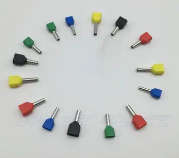 TE1508 cold terminal Two - wire pre - insulated terminal block Tubular terminal pin terminal 1000pcs/lot
TE1508 cold terminal Two - wire pre - insulated terminal block Tubular terminal pin terminal 1000pcs/lot