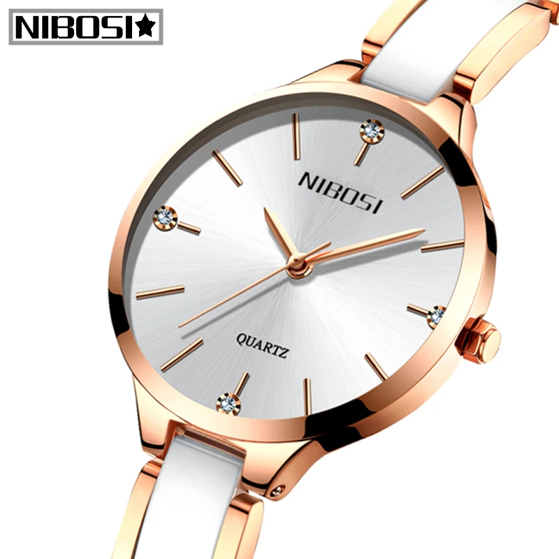 New NIBOIS Women Watches Luxury Wristwatch Relogio Feminino Clock for Women Milanese Steel Lady Rose Gold Quartz Ladies Watch
New NIBOIS Women Watches Luxury Wristwatch Relogio Feminino Clock for Women Milanese Steel Lady Rose Gold Quartz Ladies Watch