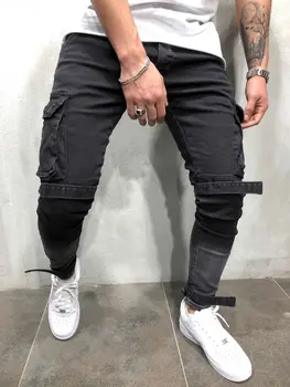 Autumn Winter Men Casual Denim Pants Classic Cowboys Pants New Style Plus Size Men's Slim Fit Black Big Pockets Leisure Jeans
Autumn Winter Men Casual Denim Pants Classic Cowboys Pants New Style Plus Size Men's Slim Fit Black Big Pockets Leisure Jeans