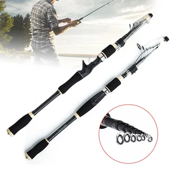 Telescopic Fishing Rod Carbon Fiber Ultralight Pole Portable Spinning Casting Fishing Rod B2Cshop
Telescopic Fishing Rod Carbon Fiber Ultralight Pole Portable Spinning Casting Fishing Rod B2Cshop