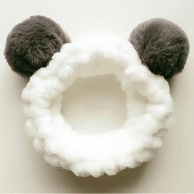Cute Panda Ear Coral Fleece Headband Women Makeup Shower Hairband Elastic Hair Bands for Girls Washing Face Spa Turban
Cute Panda Ear Coral Fleece Headband Women Makeup Shower Hairband Elastic Hair Bands for Girls Washing Face Spa Turban