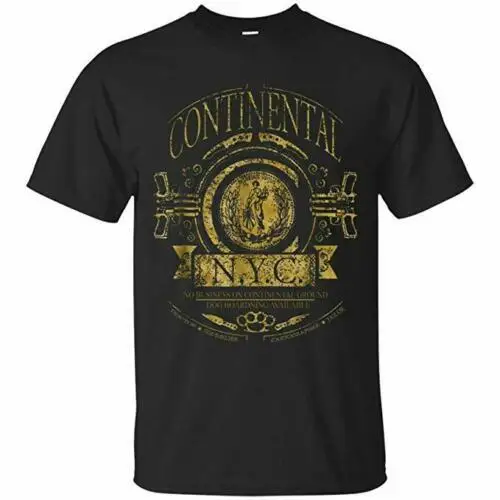 Continental Logo Assassin John Wick Movie T-Shirt Shirt Cotton Hight Quality Man T Shirt 
Continental Logo Assassin John Wick Movie T-Shirt Shirt Cotton Hight Quality Man T Shirt