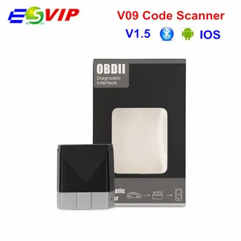 New V09 ELM327 V1.5 OBD2 Diagnostic Scanner V09 Bluetooth ELM 327 1.5 Auto Code Reader Support OBDII OBD II Protocols Car
New V09 ELM327 V1.5 OBD2 Diagnostic Scanner V09 Bluetooth ELM 327 1.5 Auto Code Reader Support OBDII OBD II Protocols Car