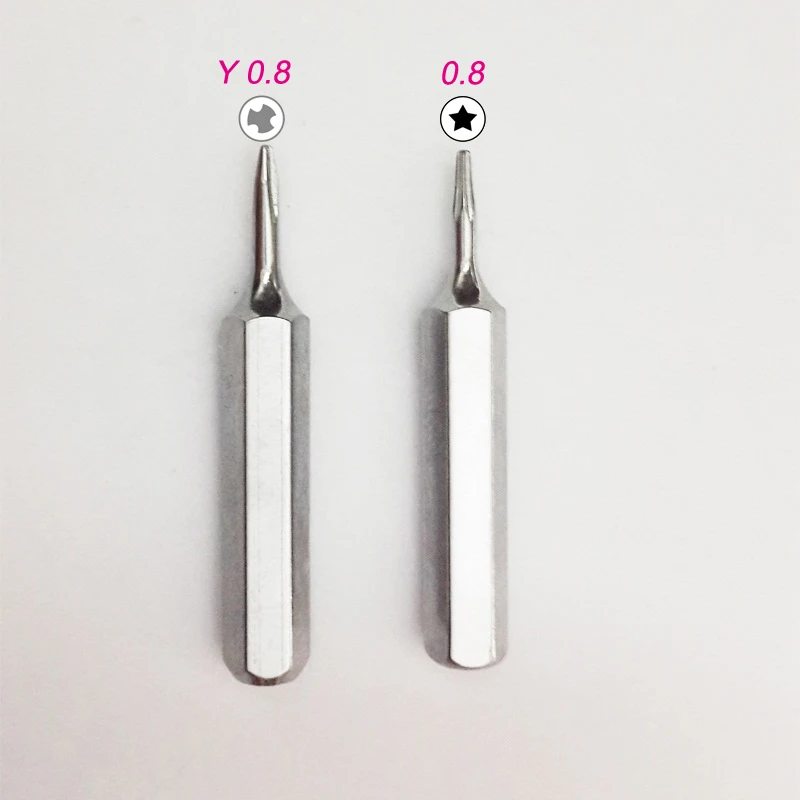 Magnetic Screwdriver Bits Y000 Tri Wing Y 0.8 Pentalobe P2 Screw Driver Bit for iPhone X 8 7 Plus 6S 6S Plus Apple Watch Repair
Magnetic Screwdriver Bits Y000 Tri Wing Y 0.8 Pentalobe P2 Screw Driver Bit for iPhone X 8 7 Plus 6S 6S Plus Apple Watch Repair