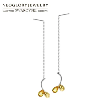 Neoglory S925 Silver Long Tassel Leaf Dangle Earrings For Women Drop Earrings Embellished With Crystals From Swarovski Hot Gifts
Neoglory S925 Silver Long Tassel Leaf Dangle Earrings For Women Drop Earrings Embellished With Crystals From Swarovski Hot Gifts