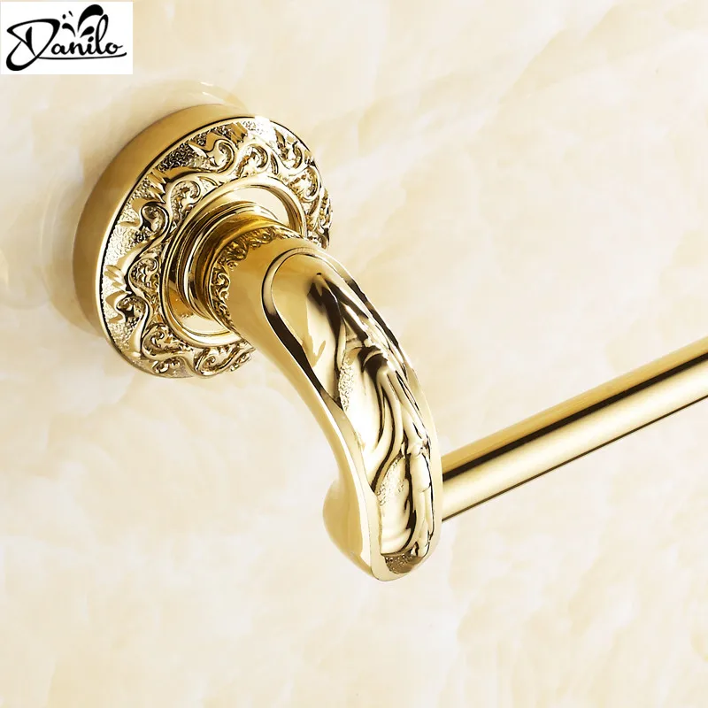 Gold Towel Rack Bathroom Single Brass Towel Rail Continental Wall Mounted Bathroom Hardware Accessories 22.44"
Gold Towel Rack Bathroom Single Brass Towel Rail Continental Wall Mounted Bathroom Hardware Accessories 22.44"