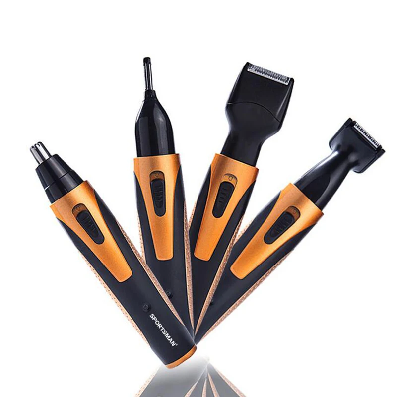 SPORTSMAN 4 In 1 Men's Electric Hair Trimmer Nose Ear Beard Eyebrow Sideburn Trimmer Clipper Shaver Razor Shaving Machine
SPORTSMAN 4 In 1 Men's Electric Hair Trimmer Nose Ear Beard Eyebrow Sideburn Trimmer Clipper Shaver Razor Shaving Machine