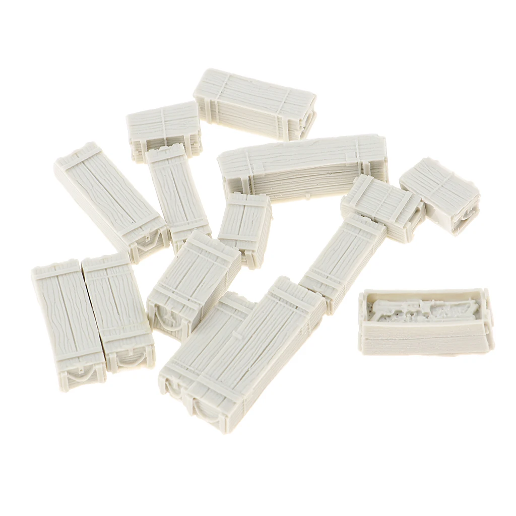 1/35 Resin Figure Kit 15 Crate Miniature War Game WWII Scenery Box Unpainted
