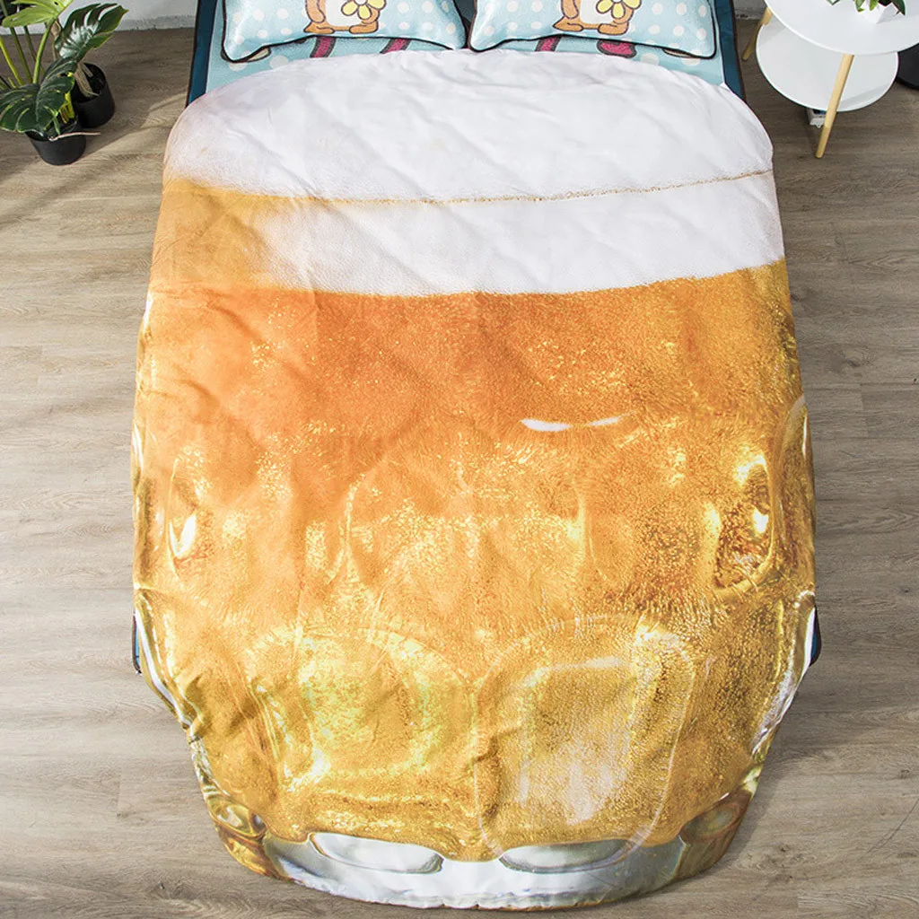 Creative Cartoon Beer Pattern 3D Printing Summer Quilt Funny Comfortable Air Conditioner Quilt Washable Thin Quilt Throw M/L
Creative Cartoon Beer Pattern 3D Printing Summer Quilt Funny Comfortable Air Conditioner Quilt Washable Thin Quilt Throw M/L