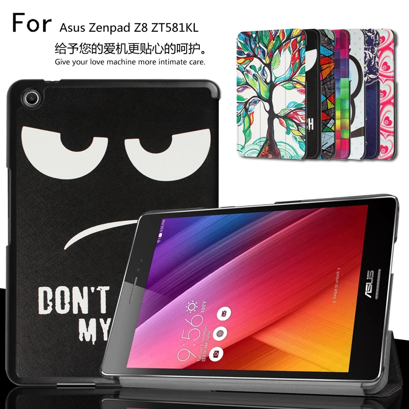 For ASUS ZenPad Z8 ZT581 ZT581KL Z581 7.9" Tablet Ultra Slim Magnetic Print PU Leather Skin Sleeve Protection Shell +Film+Pen
For ASUS ZenPad Z8 ZT581 ZT581KL Z581 7.9" Tablet Ultra Slim Magnetic Print PU Leather Skin Sleeve Protection Shell +Film+Pen