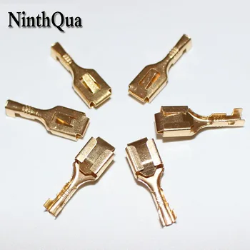 50pcs Copper 6.3mm Female Crimp Terminal Connector for Car Fuse Holder etc.Auto Repair Parts
50pcs Copper 6.3mm Female Crimp Terminal Connector for Car Fuse Holder etc.Auto Repair Parts