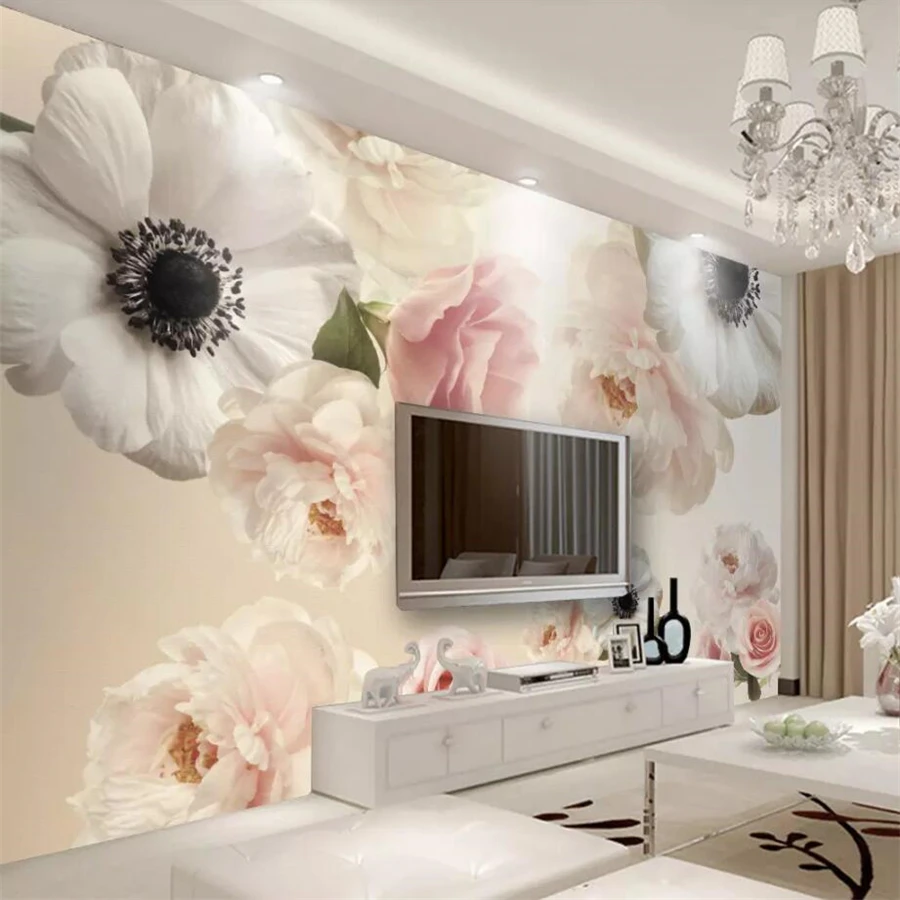 Beibehang Custom wallpaper 3D modern minimalist beautiful flower TV backdrop wall papel de parede 3d para sala atacado 3d mural
Beibehang Custom wallpaper 3D modern minimalist beautiful flower TV backdrop wall papel de parede 3d para sala atacado 3d mural