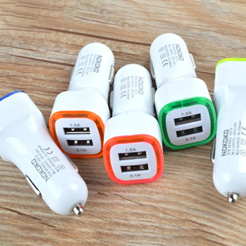 Dual USB Interface Car Charger For Huawei Xiaomi Phone 2.1A Luminous Square Rocket Head Lathe Charger For Samsung Iphone
Dual USB Interface Car Charger For Huawei Xiaomi Phone 2.1A Luminous Square Rocket Head Lathe Charger For Samsung Iphone