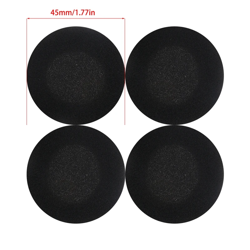 

2 Pairs Replacement Soft Sponge Ear Pads Covers For Headphone Headset 45MM/60MM