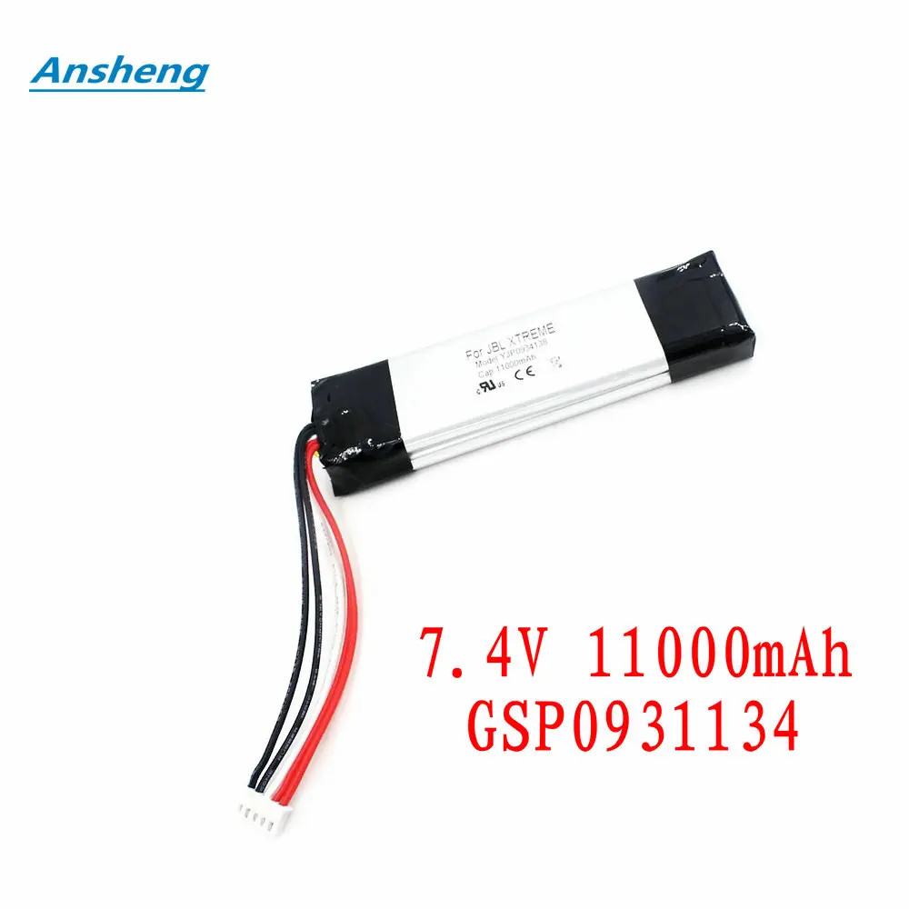 Ansheng Large capacity 7.4V 11000mah rechargeable GSP0931134 battery for JBL XTREME bluetooth wireless speaker
Ansheng Large capacity 7.4V 11000mah rechargeable GSP0931134 battery for JBL XTREME bluetooth wireless speaker