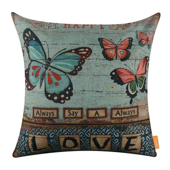 LINKWELL 45X45cm 1PC Sofa Home Decor Throw Pillow Case Decorative Burlap Cushion Cover Blue Butterfly for Boy Girl Room Decor
LINKWELL 45X45cm 1PC Sofa Home Decor Throw Pillow Case Decorative Burlap Cushion Cover Blue Butterfly for Boy Girl Room Decor