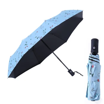 Compact Floral Umbrellas Female's Three Folding Reverse Umbrella Rain Women Sunshade Anti-UV Manual/Automatic Flower Umbrella
Compact Floral Umbrellas Female's Three Folding Reverse Umbrella Rain Women Sunshade Anti-UV Manual/Automatic Flower Umbrella
