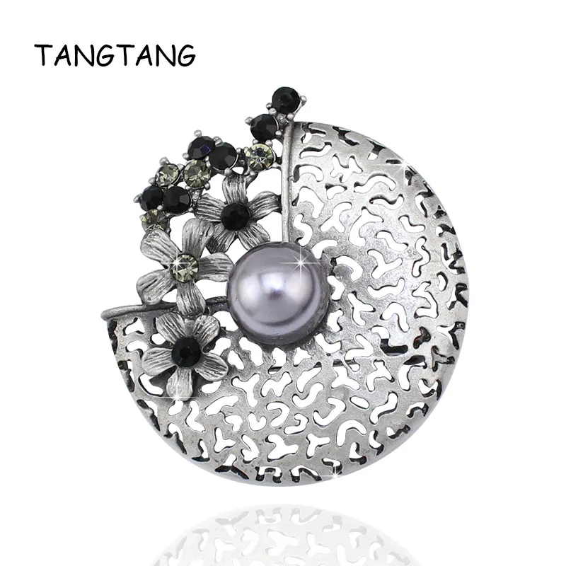 Retro Style Popular Fashion Men Women Handmade Gray Simulated Pearl Black Matte Plated Rhinestone Brooch Pin, Item NO.: BH8122
Retro Style Popular Fashion Men Women Handmade Gray Simulated Pearl Black Matte Plated Rhinestone Brooch Pin, Item NO.: BH8122