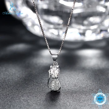 Ann & Snow New Coming Cute 925 Sterling Silver Necklace Women Zircon Animal Necklaces & Pendants Fine Gifts SVN063
Ann & Snow New Coming Cute 925 Sterling Silver Necklace Women Zircon Animal Necklaces & Pendants Fine Gifts SVN063