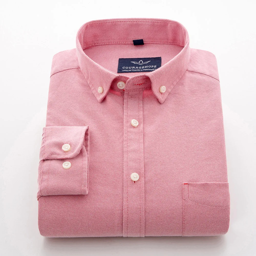 soft oxford men casual shirts Excellent fashion button down collar long-sleeved clear solid slim fit easy care male tops
soft oxford men casual shirts Excellent fashion button down collar long-sleeved clear solid slim fit easy care male tops