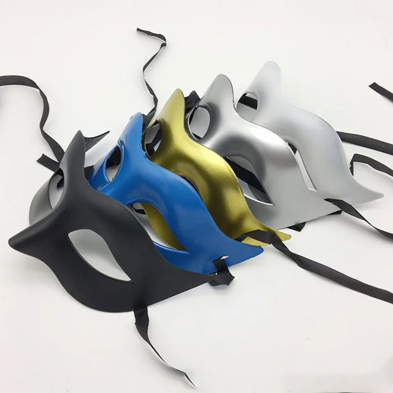 Solid Color Plastic Men Mask Cosplay Masquerade Dance Bar Carnival Party Half Face Mask Halloween Catwalk performance Eye Mask
Solid Color Plastic Men Mask Cosplay Masquerade Dance Bar Carnival Party Half Face Mask Halloween Catwalk performance Eye Mask
