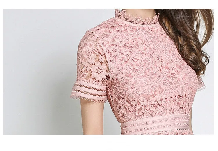 Hollow Out Casual Lace Dress (Us 0-10)