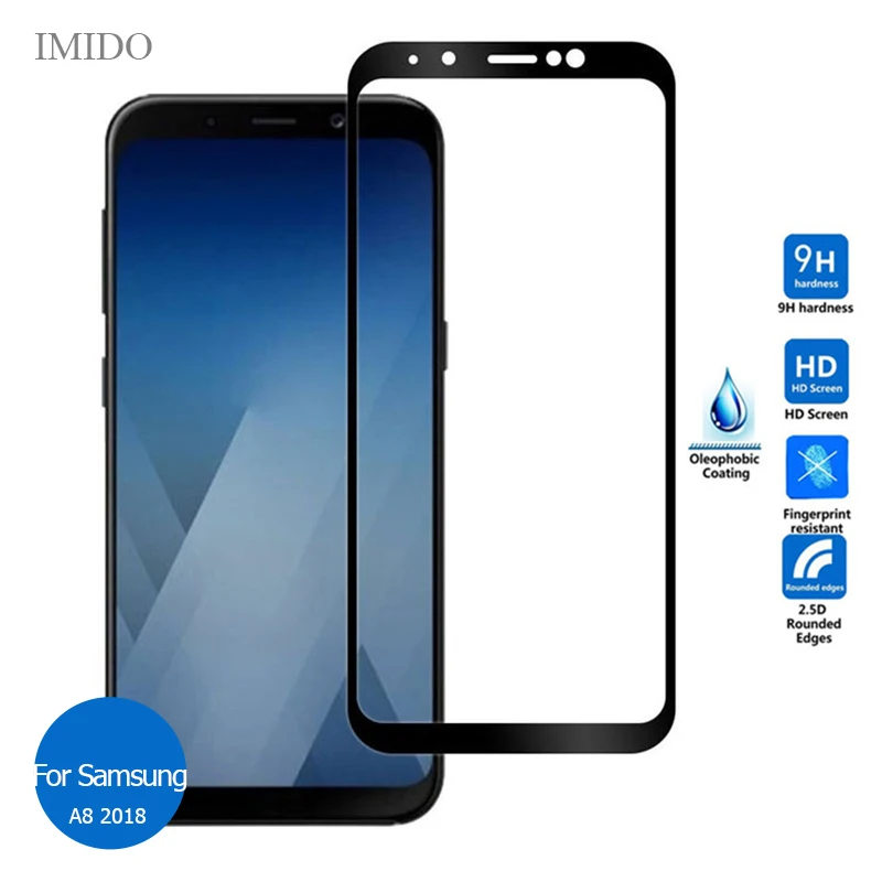 All Coverage For Samsung Galaxy A8 2018 Full Cover Tempered Glass Screen Protector 2.5D Safety Film On A 8 530F A530F SM-A530F
All Coverage For Samsung Galaxy A8 2018 Full Cover Tempered Glass Screen Protector 2.5D Safety Film On A 8 530F A530F SM-A530F