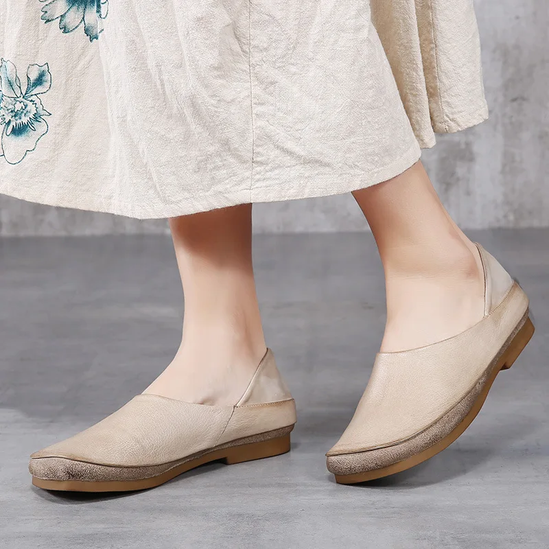 GYKZ Spring Summer Original Vintage and Renaissance Flat Women's Shoes Square Head Soft Sole Leather Covered Sandals.
GYKZ Spring Summer Original Vintage and Renaissance Flat Women's Shoes Square Head Soft Sole Leather Covered Sandals.