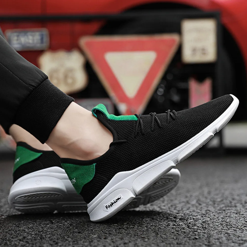 Breathable sneakers Men Solid Mesh Cross Tied Ventilation Gym sneakers Casual Shoes #NFA
Breathable sneakers Men Solid Mesh Cross Tied Ventilation Gym sneakers Casual Shoes #NFA